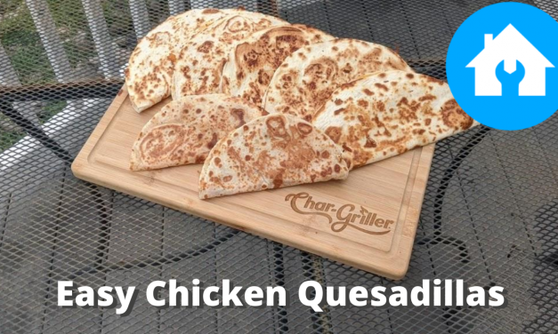 Easy Chicken and Cheese Quesadillas