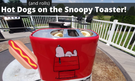 Hot Dogs (and rolls) on the Snoopy Hot Dog Toaster!! (and CONTEST!)