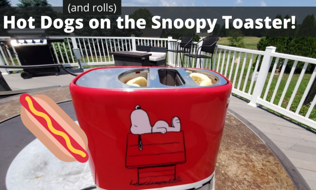 Hot Dogs (and rolls) on the Snoopy Hot Dog Toaster!! (and CONTEST!)