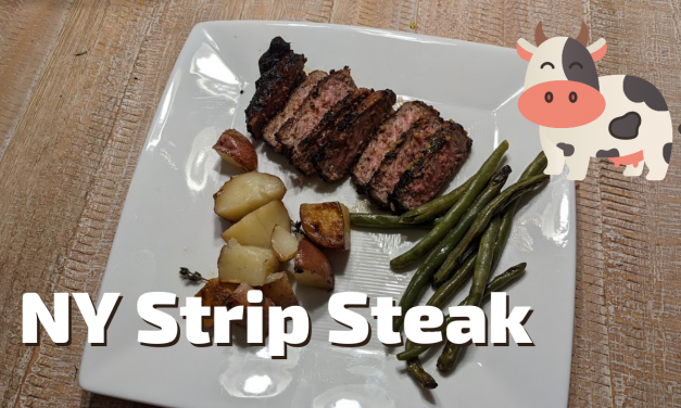 NY Strip Steaks tonight on the Char-Griller Akorn 700 degrees