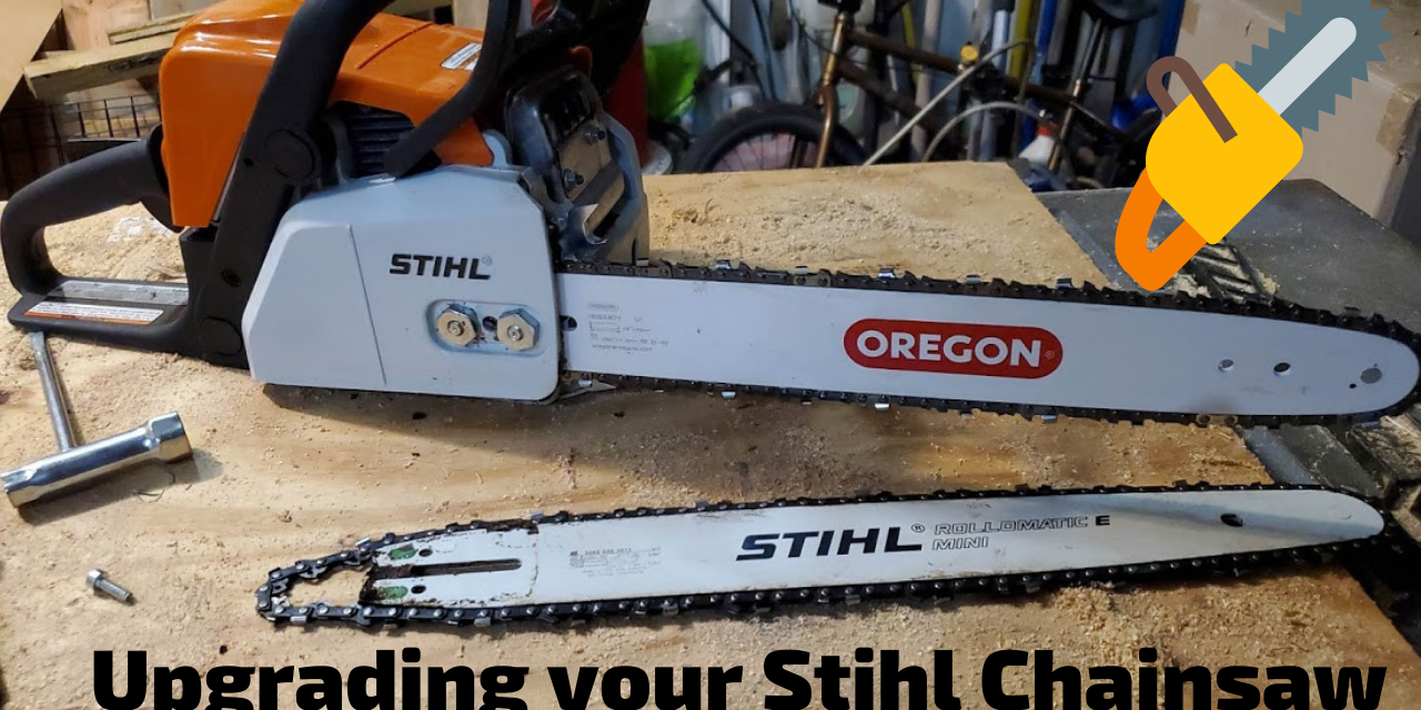 Upgrading your chainsaw bar, chain and felling bars