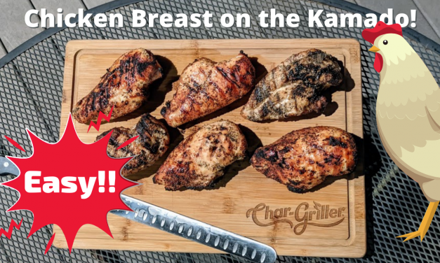 Chicken Breast, Potatoes and Green Beans on the Char-Griller Akorn | Kamado
