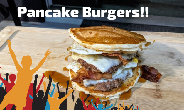 Pancake Burgers on the Char-Griller Flat Iron!