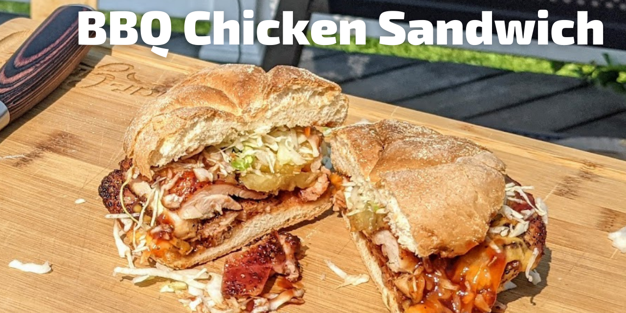 BBQ Chicken Sandwich on Char-griller Gravity 980 using Uncle Steve’s “Lucky Shake”