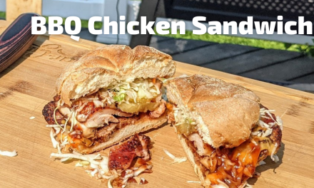 BBQ Chicken Sandwich on Char-griller Gravity 980 using Uncle Steve’s “Lucky Shake”