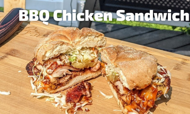 BBQ Chicken Sandwich on Char-griller Gravity 980 using Uncle Steve’s “Lucky Shake”