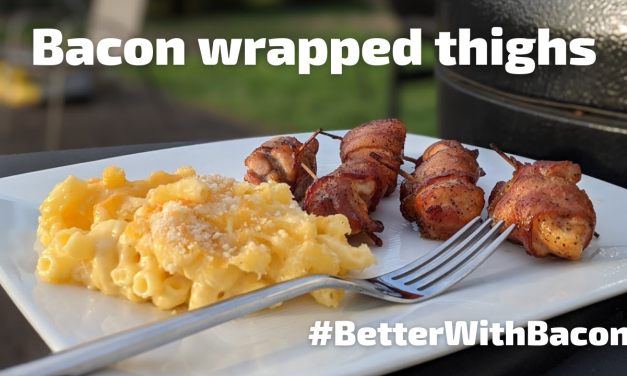 Bacon Wrapped Chicken Thighs #BetterWithBacon collab