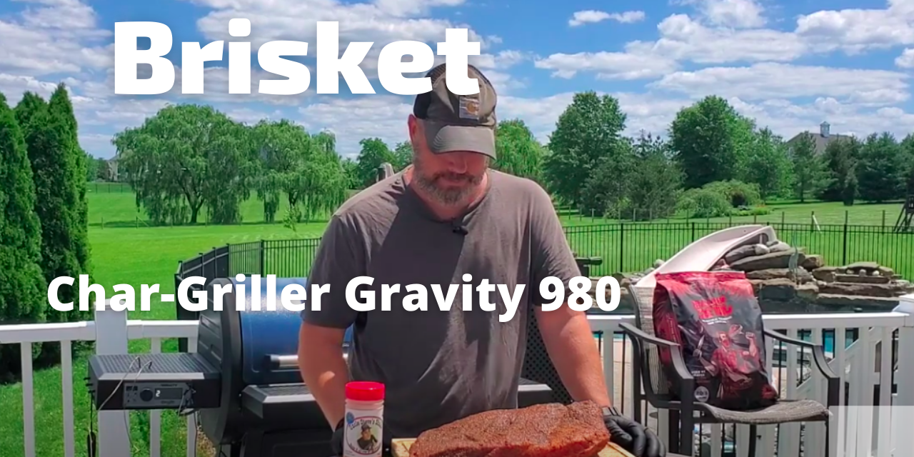 Brisket on the Char-Griller Gravity 980 Fueled by Jealous Devil Lump!