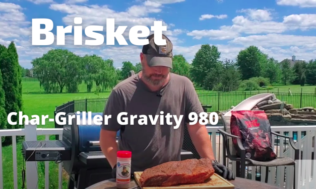 Brisket on the Char-Griller Gravity 980 Fueled by Jealous Devil Lump!