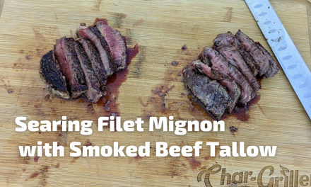 Searing Filet Mignon with Smoked Beef Tallow