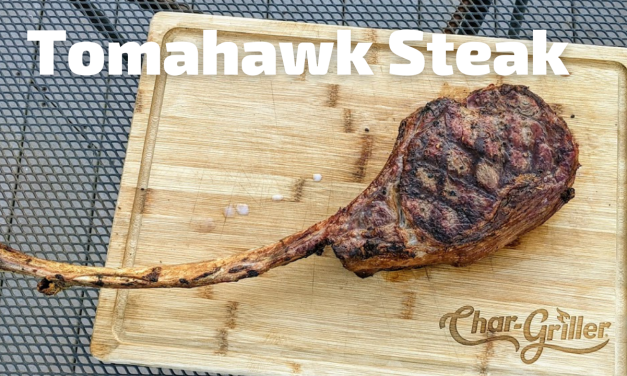Tomahawk steak on the Char-Griller Gravity 980!