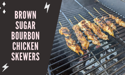 Brown Sugar Bourbon Chicken Skewers