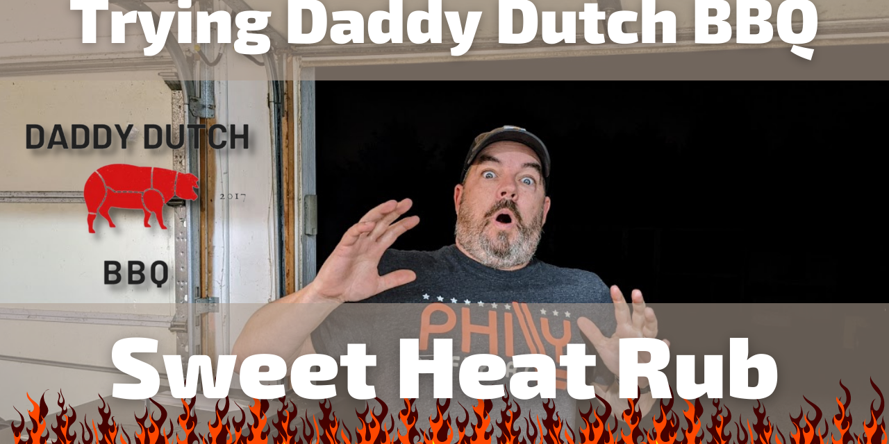 Trying Daddy Dutch “Sweet Heat” on some wings!