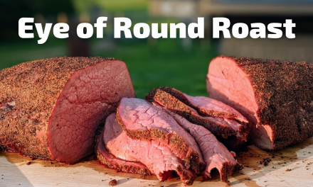 Eye of Round Roast on the Char-Griller Gravity 980!