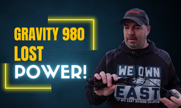 My Gravity 980 Lost Power (and how to fix it!)
