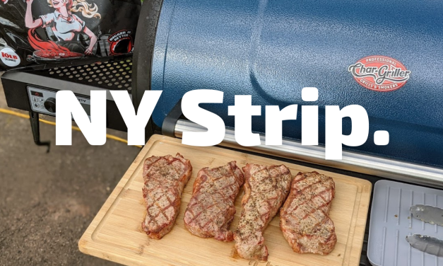 NY Strip Seared on the Char-Griller Gravity 980