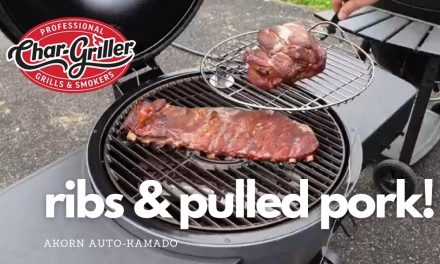 Ribs & Pulled Pork on the Char-Griller AKORN Auto-Kamado
