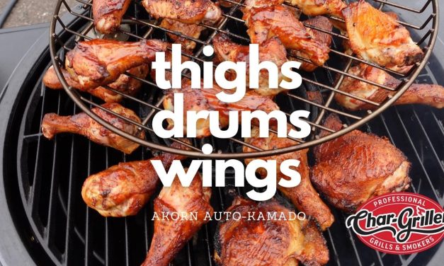 Chicken Medley on the Char-Griller AKORN Auto-Kamado | Crispy Thighs, Drumsticks, Wings
