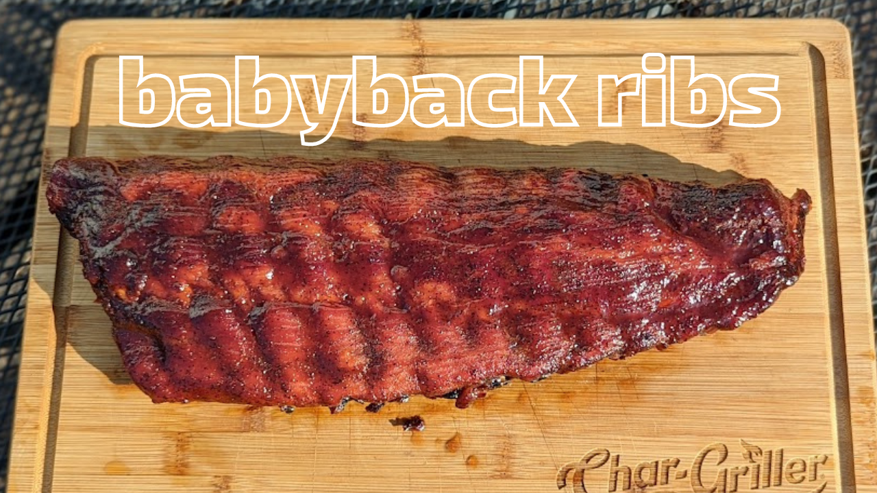 Babyback ribs on the CharGriller AKORN AutoKamado Rob's Backyard BBQ