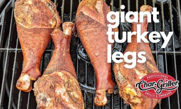 Giant Smoked Turkey Legs on the Char-Griller AKORN Auto-Kamado!