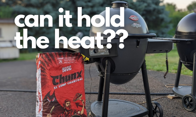 How long can I cook with 2 chimneys of charcoal?  Char-Griller AKORN Auto-Kamado