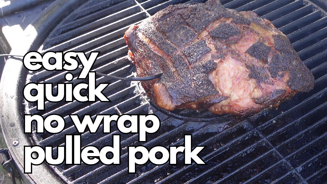 Lazy Rob NoWrap Quick n Easy Pork Shoulder Rob's Backyard BBQ