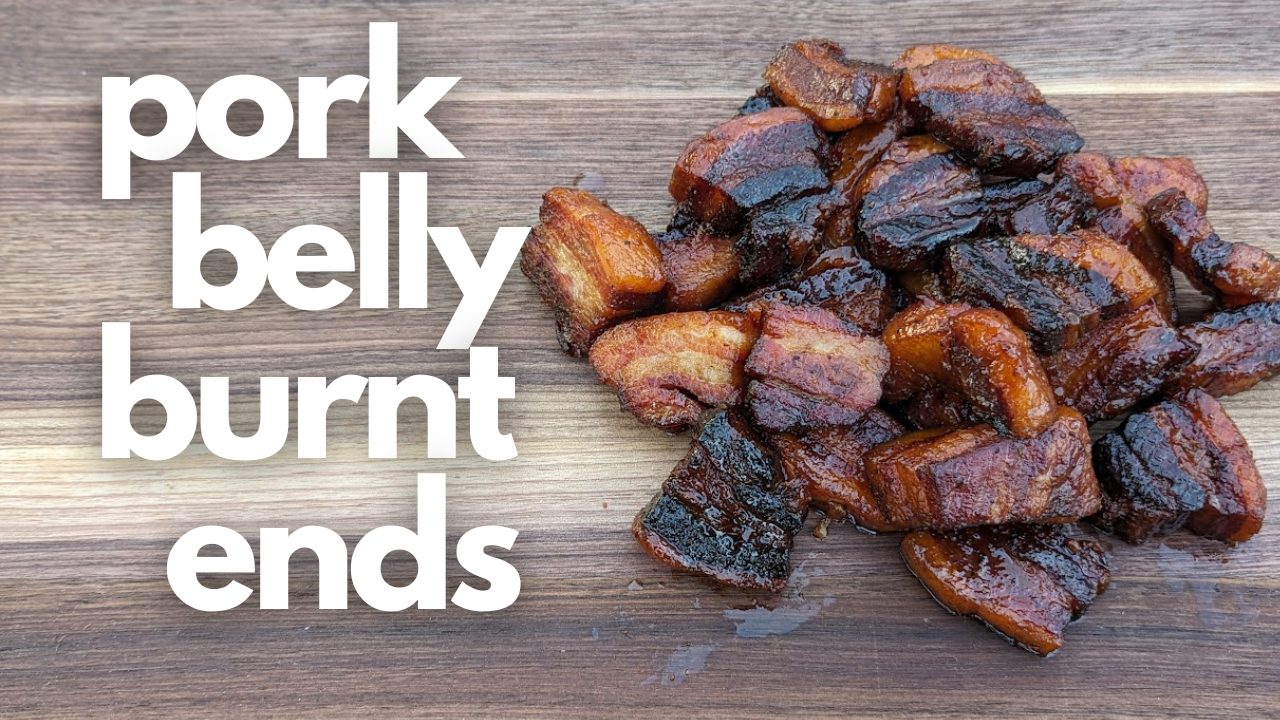 Pork Belly Burnt Ends Akorn Auto Kamado Rob's Backyard BBQ