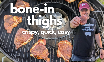 Bone-in Thighs on the Weber Kettle | Uncle Steve’s Shake | Vortex