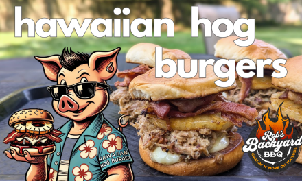 Hawaiian Hog Burgers on the Blackstone Griddle