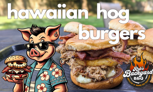 Hawaiian Hog Burgers on the Blackstone Griddle