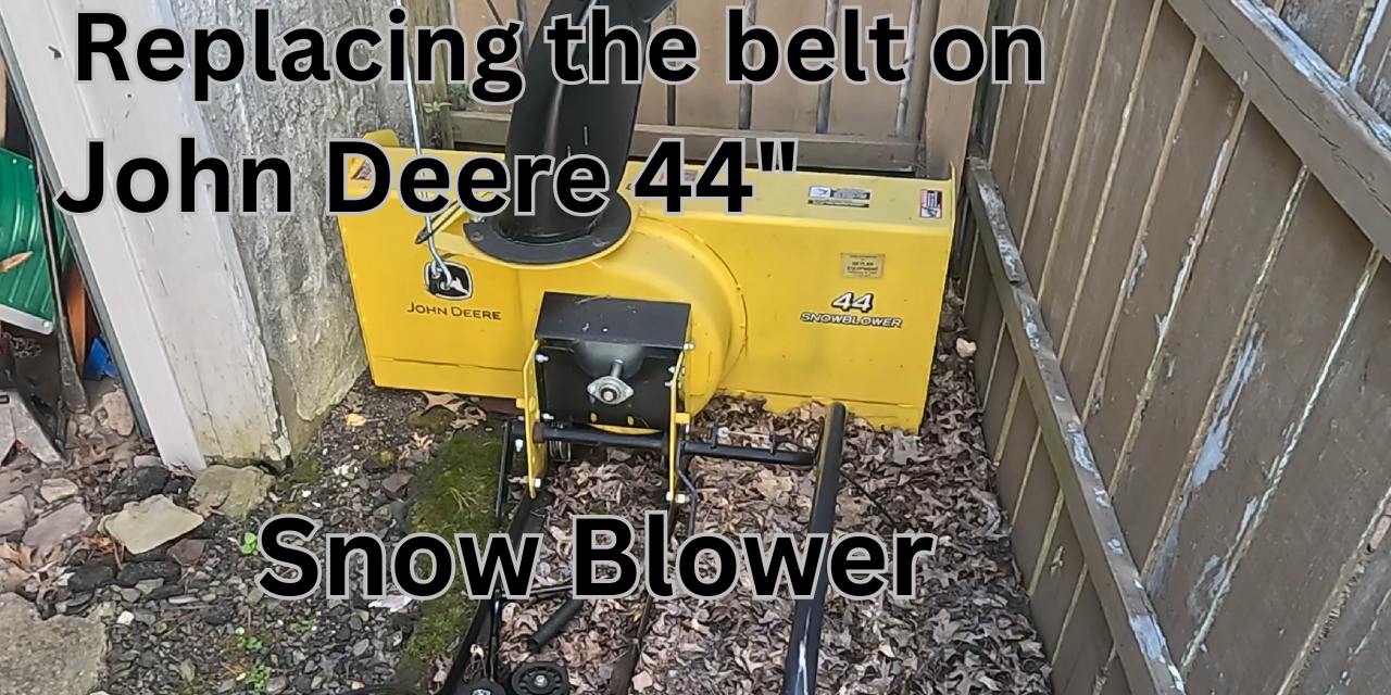John Deere 44″ Snow Blower Belt Replacement