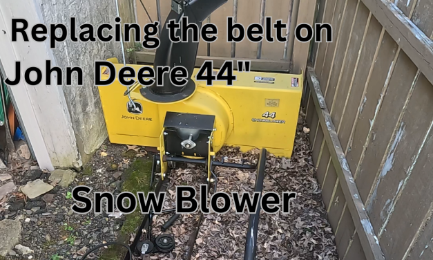 John Deere 44″ Snow Blower Belt Replacement