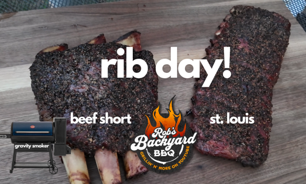 Rib Day!  Beef Short Ribs and No-Wrap St. Louis! | Gravity Smoker