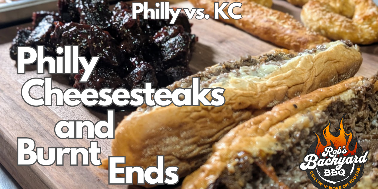 Philly Cheesesteaks vs. KC Burnt Ends: Super bowl snacks.. and lots of fun.