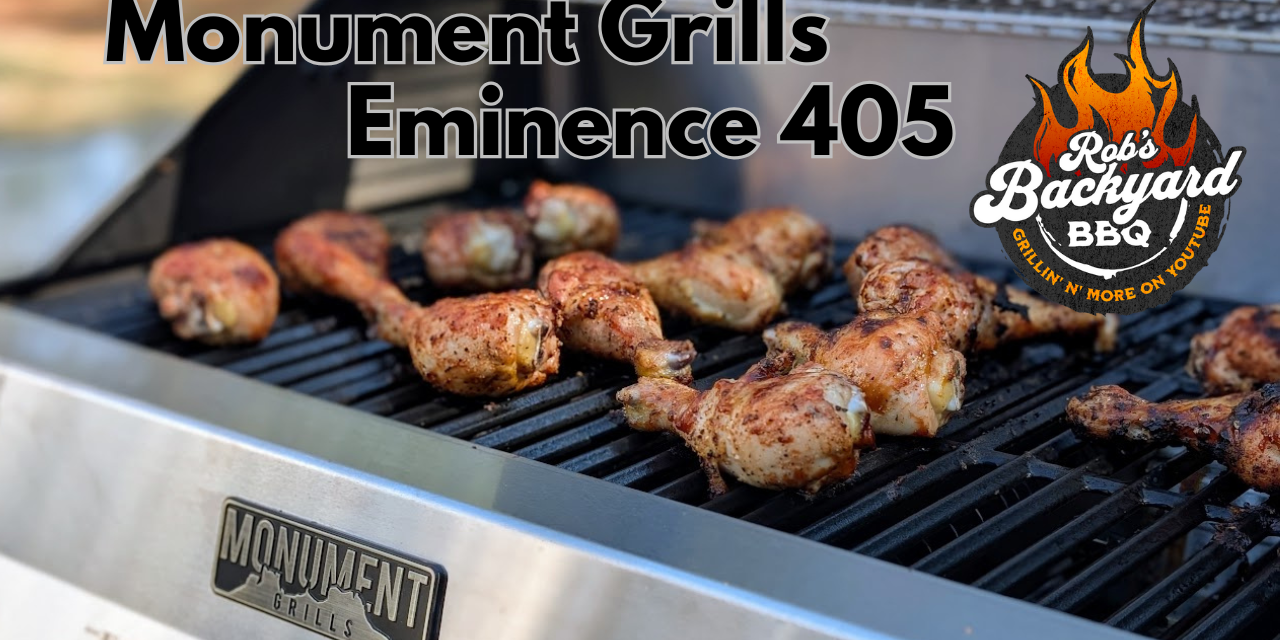 Monument Grills Eminence 405 review | Grilling Chicken Drumsticks!