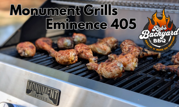 Monument Grills Eminence 405 review | Grilling Chicken Drumsticks!