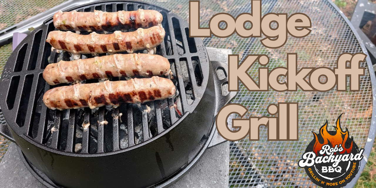 Lodge Kickoff Grill Review | Apple Sausages