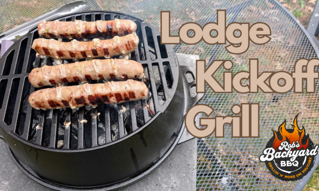 Lodge Kickoff Grill Review | Apple Sausages